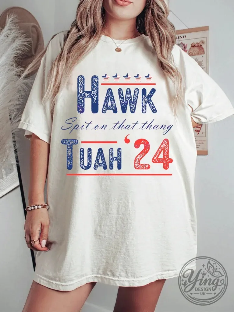 Hawk Tuah 24 Spit On That Thang Funny Viral Meme T-Shirt