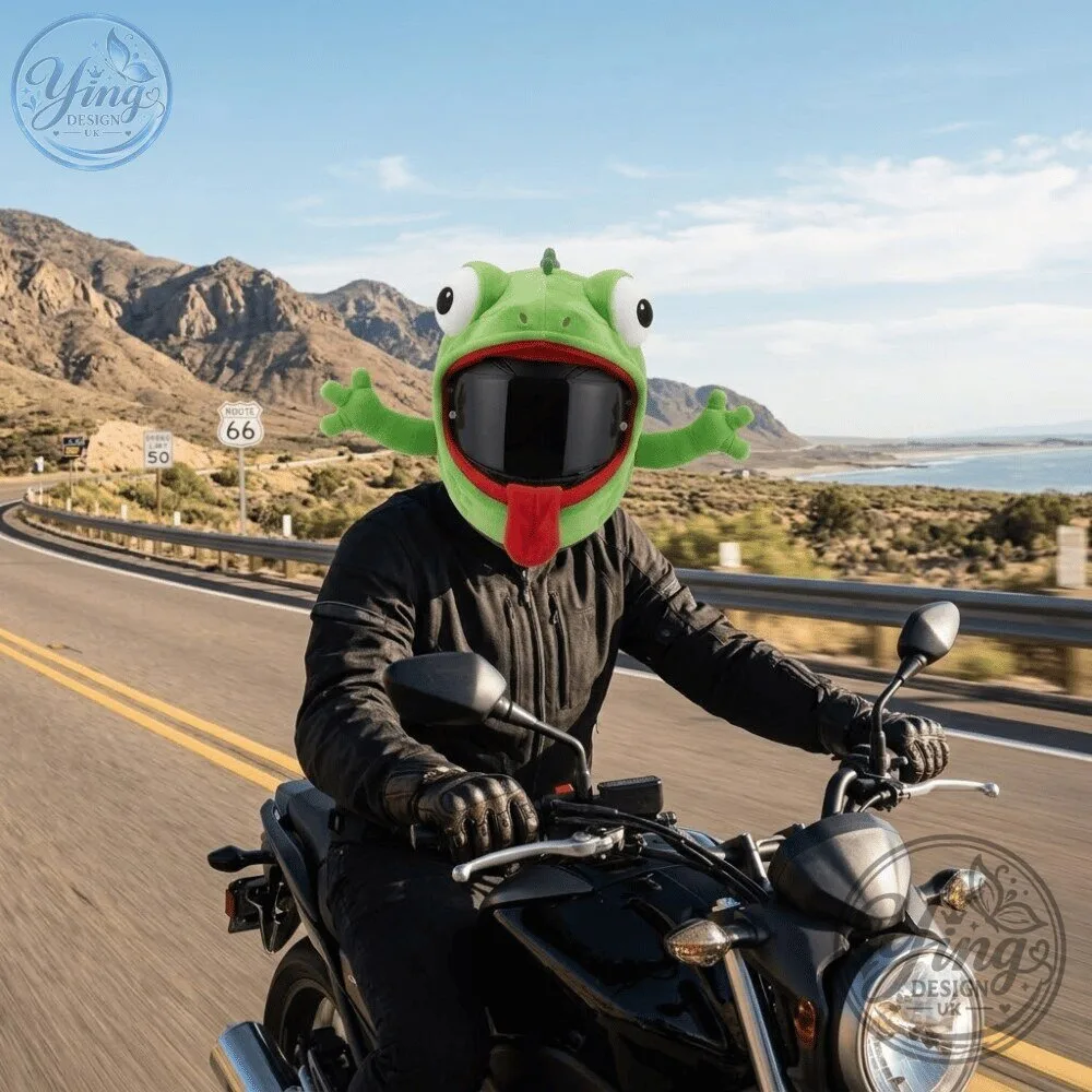 LizHead Plush Lizard Motorcycle Helmet Cover 2026 Special 13 LizHead Plush Lizard Motorcycle Helmet Cover 2026 Special