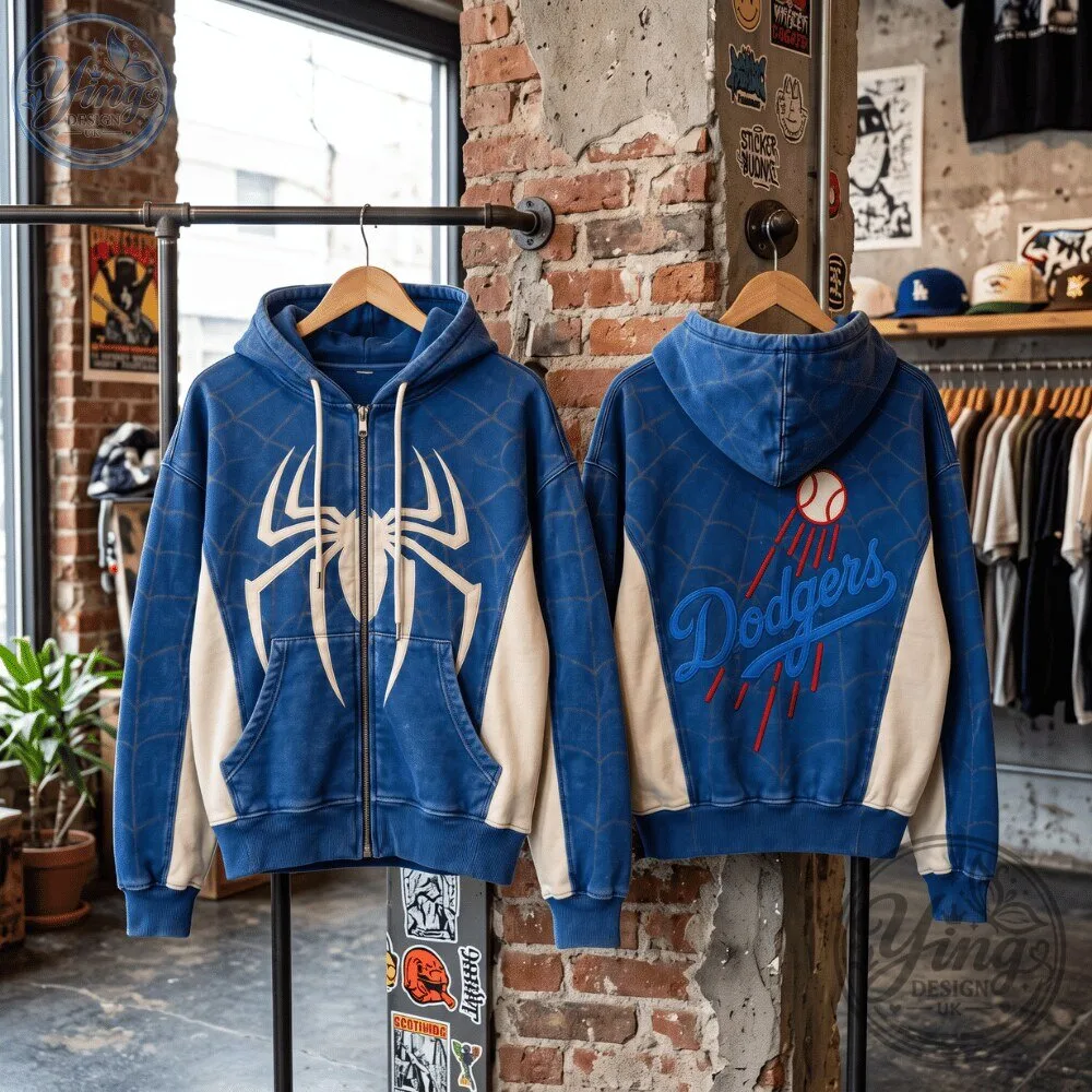 Dodgers x Spidey Marvel Zip Up Hoodie 2026 Special