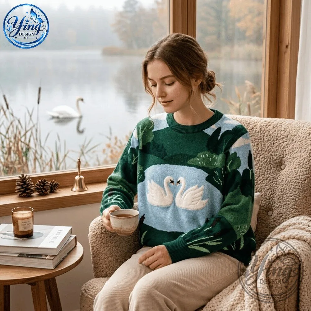 Swan Lake Green Forest Sweatshirt 2026 11 Swan Lake Green Forest Sweatshirt 2026